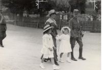 Militärisch - Gedenkfeier in Payerbach, NÖ 24.8.1918 mit Otto und Adelheit - 2
